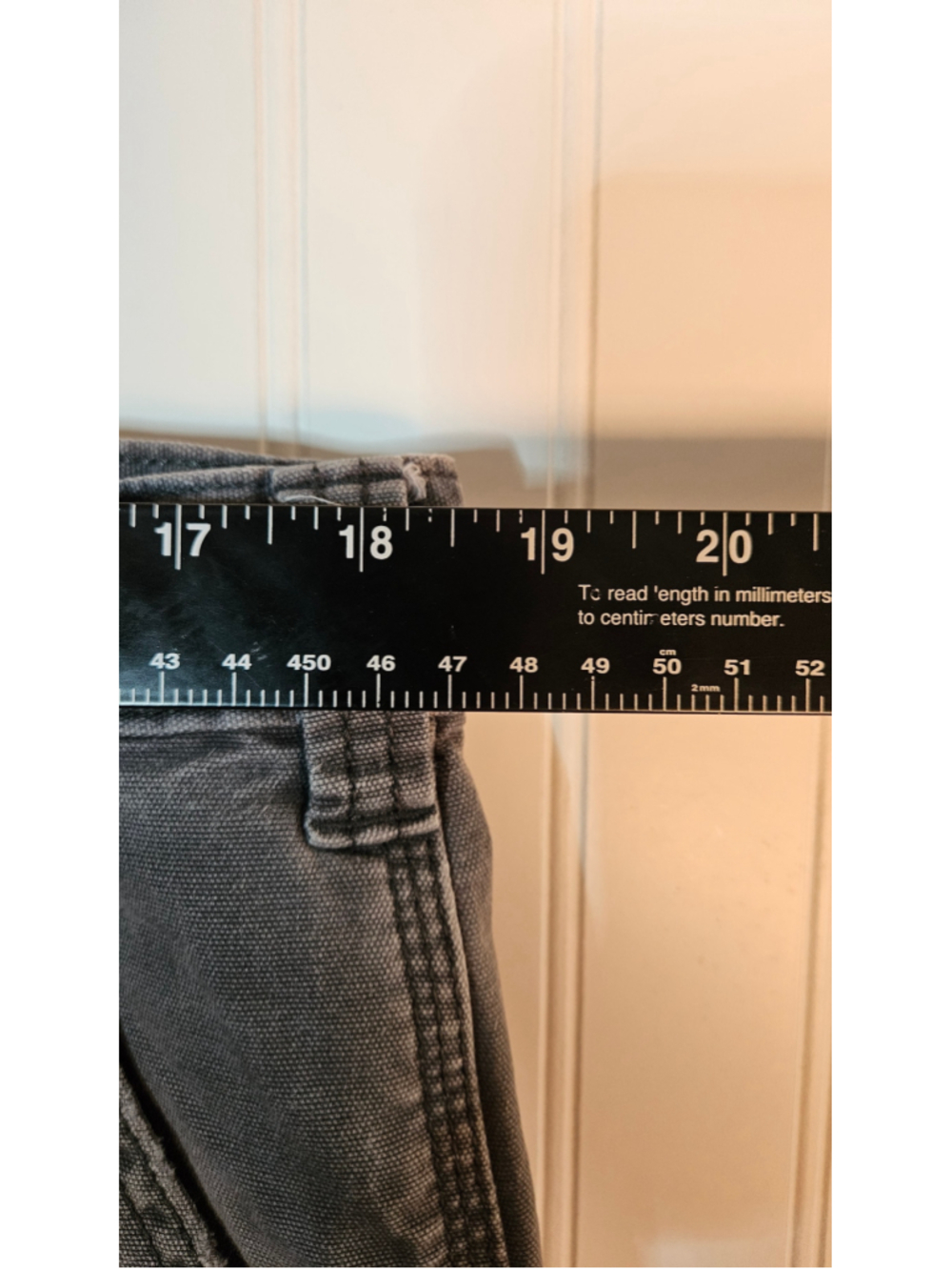 Carhartt BN2802-M Rugged Flex Double Knee Utility Work Pants Gray Relaxed Fit M - Picture 3 of 10